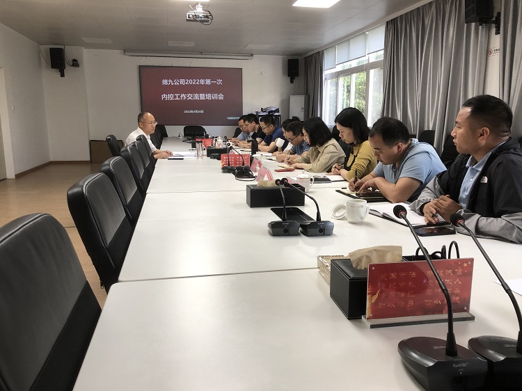 綿九公司召開2022年第一次內(nèi)控工作交流暨培訓(xùn)會(huì).JPG